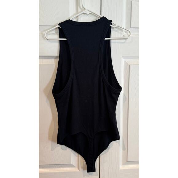 NEW Free People Seamless Tank Bodysuit Black Racerback Sleeveless - Picture 7 of 8